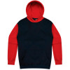 Balwun Mens Hoodies Navy Red